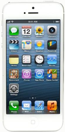 Смартфон Apple iPhone 5 64Gb White & Silver - Северобайкальск